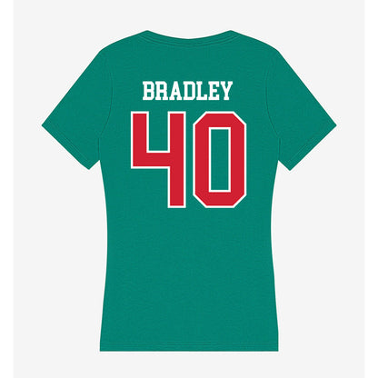 MVSU - NCAA Football : James Bradley - Women's V-Neck T-Shirt-1