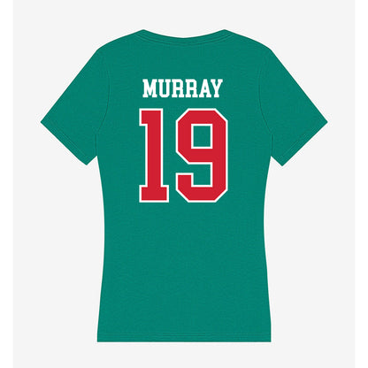 MVSU - NCAA Football : Omari Murray - Women's V-Neck T-Shirt-1