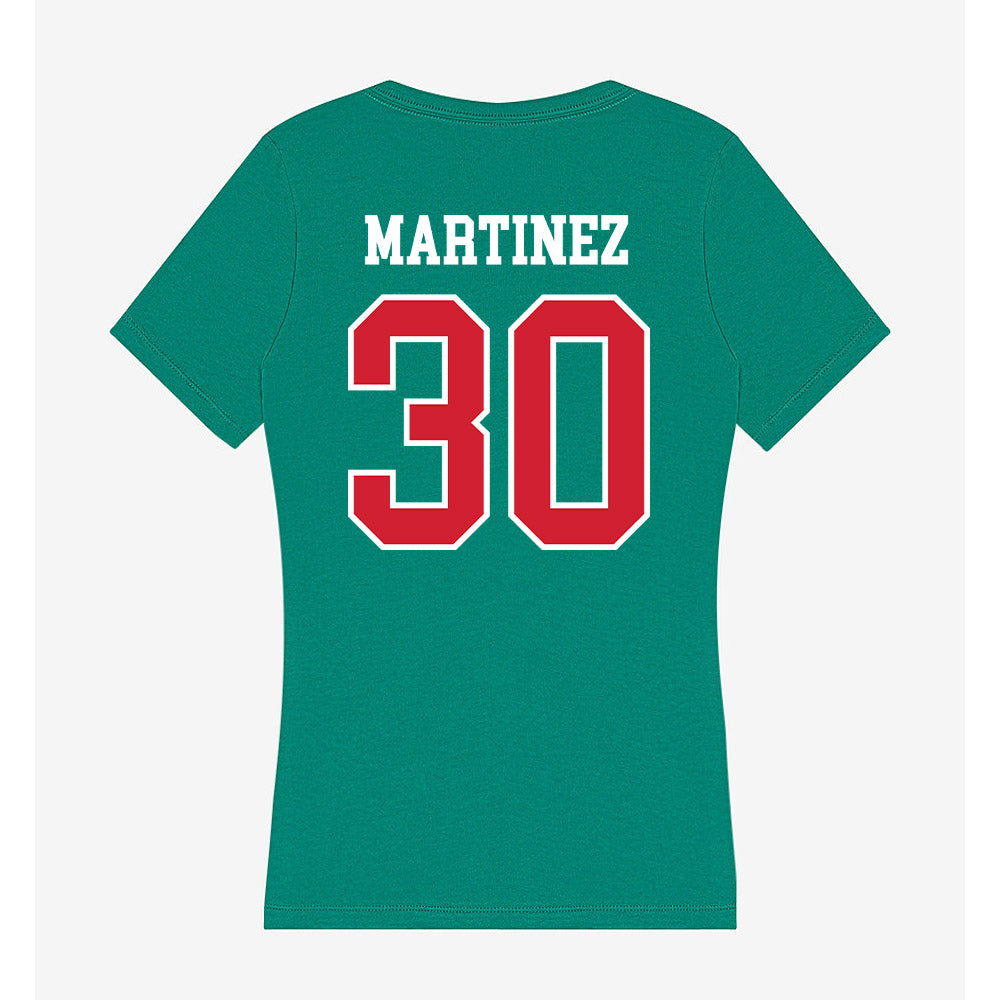 MVSU - NCAA Women's Soccer : Gloria Martinez - Women's V-Neck T-Shirt-1