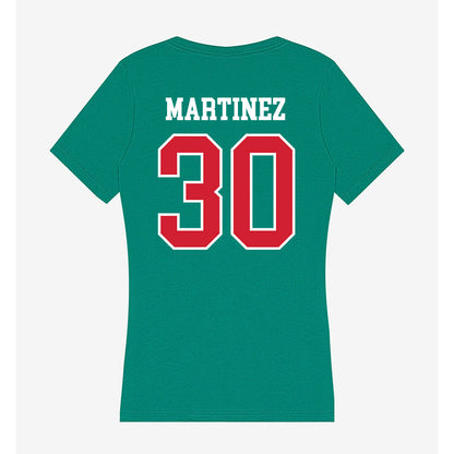 MVSU - NCAA Women's Soccer : Gloria Martinez - Women's V-Neck T-Shirt-1