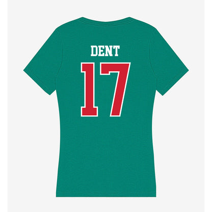 MVSU - NCAA Football : Nick Josiah Dent - Women's V-Neck T-Shirt-1