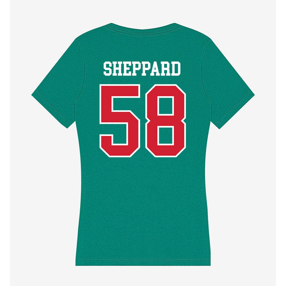 MVSU - NCAA Football : DAngelo Sheppard - Women's V-Neck T-Shirt-1