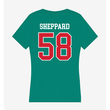 MVSU - NCAA Football : DAngelo Sheppard - Women's V-Neck T-Shirt-1