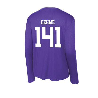 Sioux Falls - NCAA Wrestling : Jordon Oehme - Activewear Long Sleeve T-Shirt-1