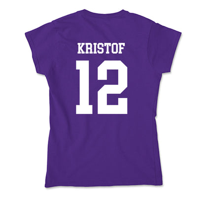Sioux Falls - NCAA Softball : Emma Kristof - Soft Style Women’s T-Shirt-1