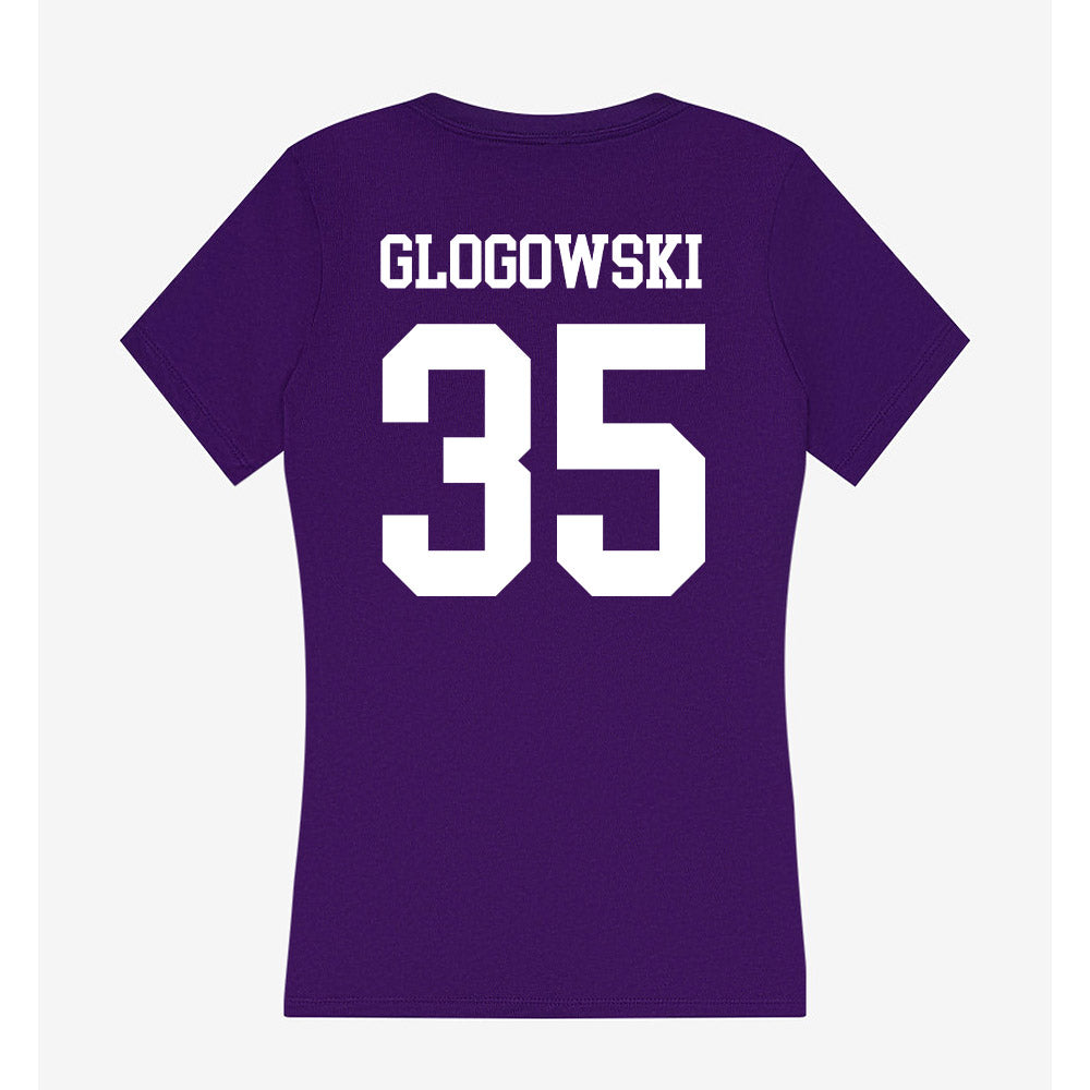 Sioux Falls - NCAA Football : Ben Glogowski - Women's V-Neck T-Shirt-1