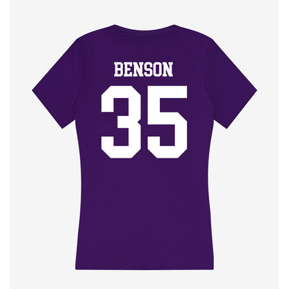 Sioux Falls - NCAA Baseball : Jonathan Benson - Women's V-Neck T-Shirt-1