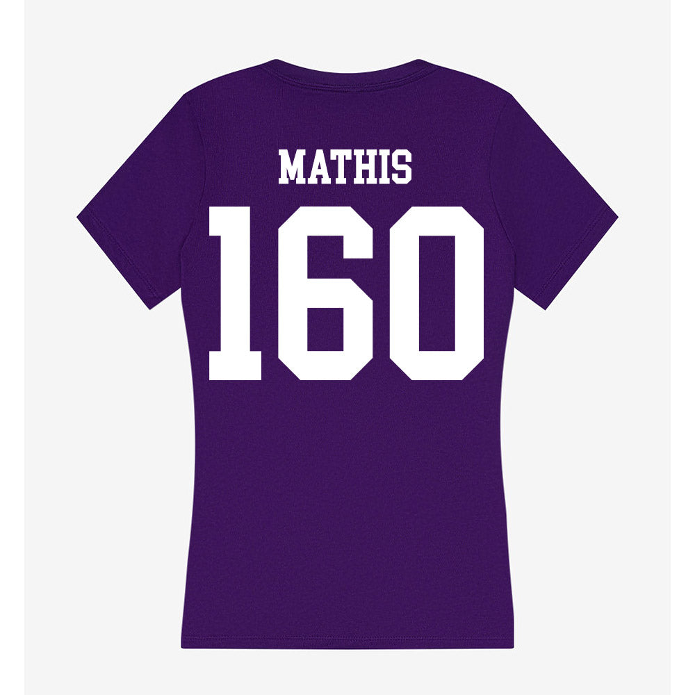 Sioux Falls - NCAA Wrestling : Maizy Mathis - Women's V-Neck T-Shirt-1