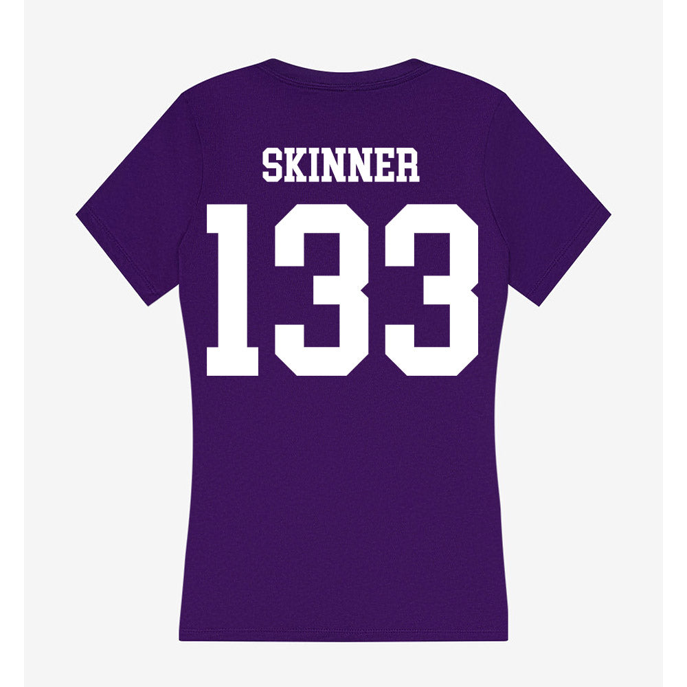 Sioux Falls - NCAA Wrestling : Bray Skinner - Women's V-Neck T-Shirt-1