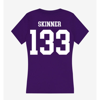 Sioux Falls - NCAA Wrestling : Bray Skinner - Women's V-Neck T-Shirt-1