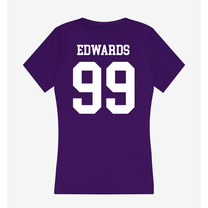 Sioux Falls - NCAA Baseball : William Edwards - Women's V-Neck T-Shirt-1