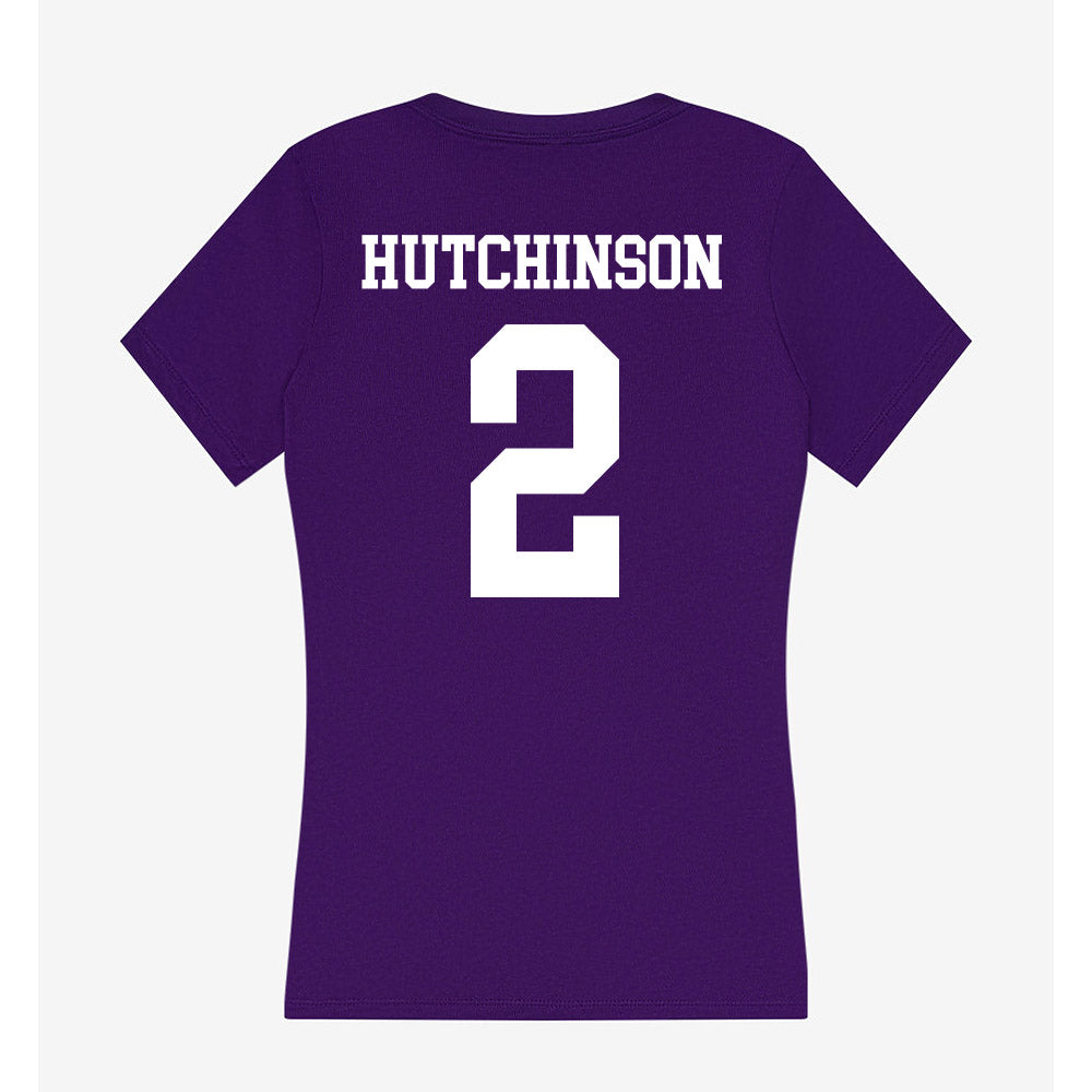 Sioux Falls - NCAA Football : Adonis Hutchinson - Women's V-Neck T-Shirt-1