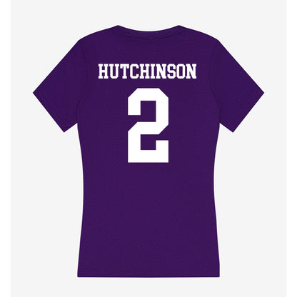 Sioux Falls - NCAA Football : Adonis Hutchinson - Women's V-Neck T-Shirt-1