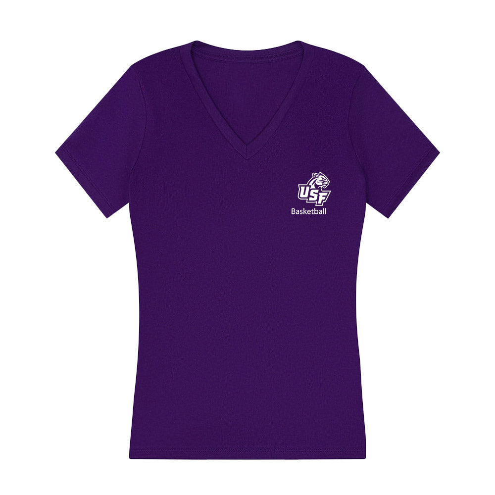 Sioux Falls - NCAA Women's Basketball : Dani Coleman - Women's V-Neck T-Shirt-0