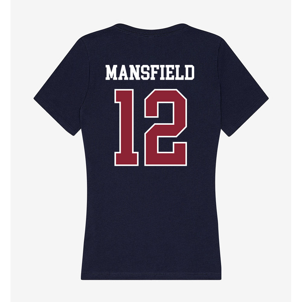 SCSU - NCAA Football : Tyler Mansfield - Women's V-Neck T-Shirt-1