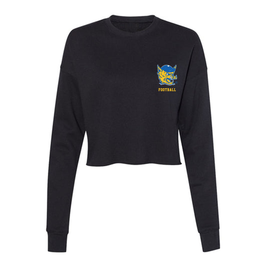TAMUK - NCAA Football : Dominic Gill - Women's Cropped Crew Fleece-0
