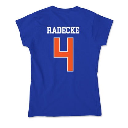 UW Platteville - NCAA Women's Volleyball : Brooklyn Radecke - Soft Style Women’s T-Shirt-1