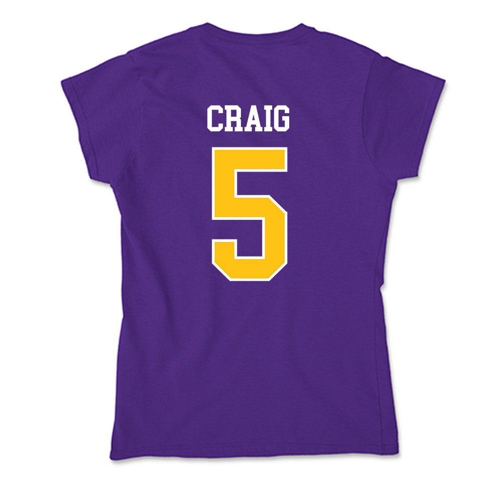 East Carolina - NCAA Football : Ryheem Craig - Soft Style Women’s T-Shirt-1