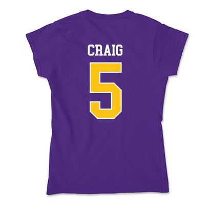 East Carolina - NCAA Football : Ryheem Craig - Soft Style Women’s T-Shirt-1
