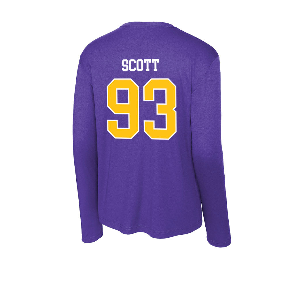 East Carolina - NCAA Football : Everett Scott - Activewear Long Sleeve T-Shirt-1