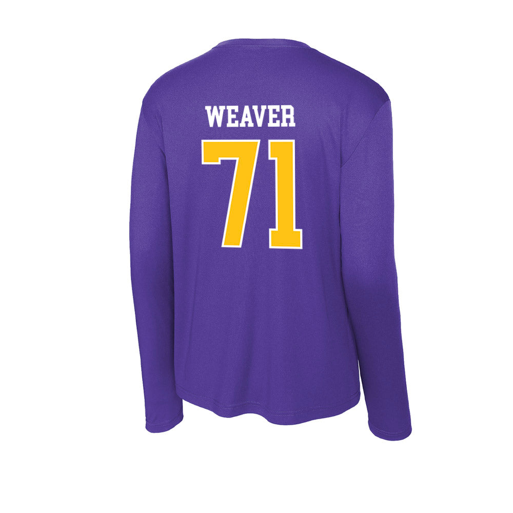 East Carolina - NCAA Football : Bryce Weaver - Activewear Long Sleeve T-Shirt-1