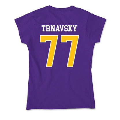 East Carolina - NCAA Football : Cooper Trnavsky - Soft Style Women’s T-Shirt-1