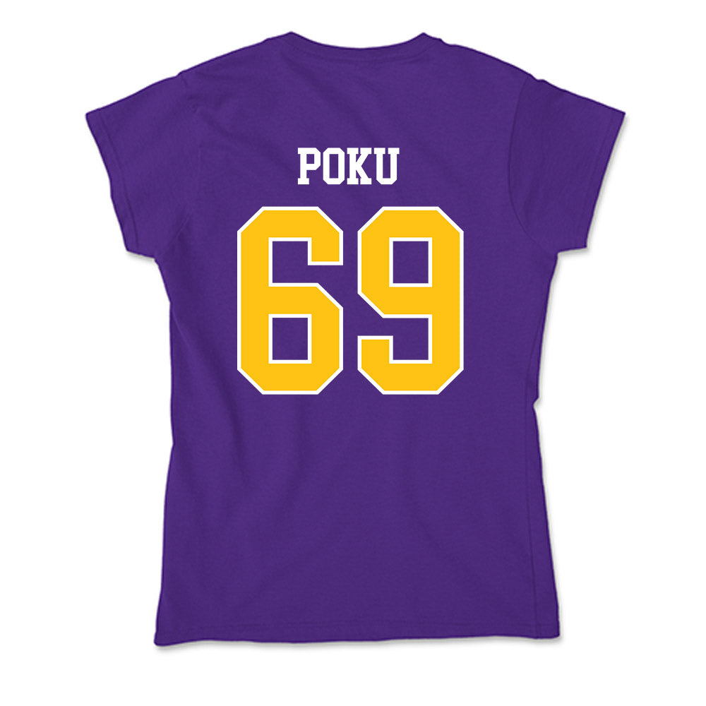 East Carolina - NCAA Football : Emmanuel Poku - Soft Style Women’s T-Shirt-1