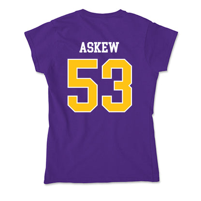 East Carolina - NCAA Football : Panda Askew - Soft Style Women’s T-Shirt-1