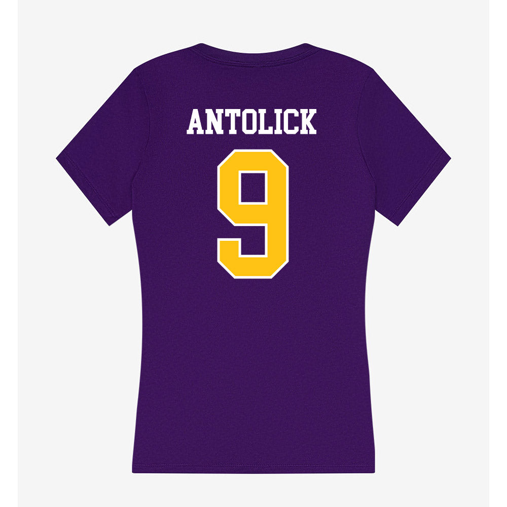 East Carolina - NCAA Baseball : Brett Antolick - Women's V-Neck T-Shirt-1