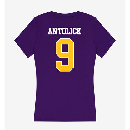 East Carolina - NCAA Baseball : Brett Antolick - Women's V-Neck T-Shirt-1