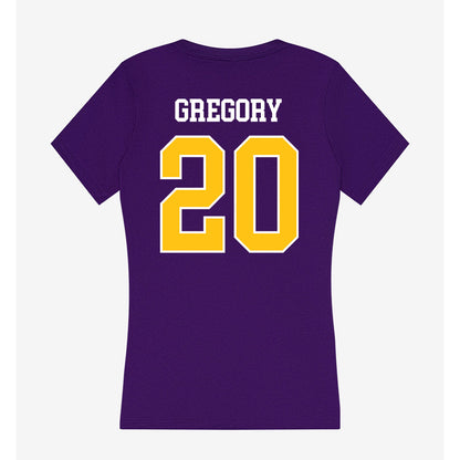 East Carolina - NCAA Women's Soccer : Mackenna Gregory - Women's V-Neck T-Shirt-1
