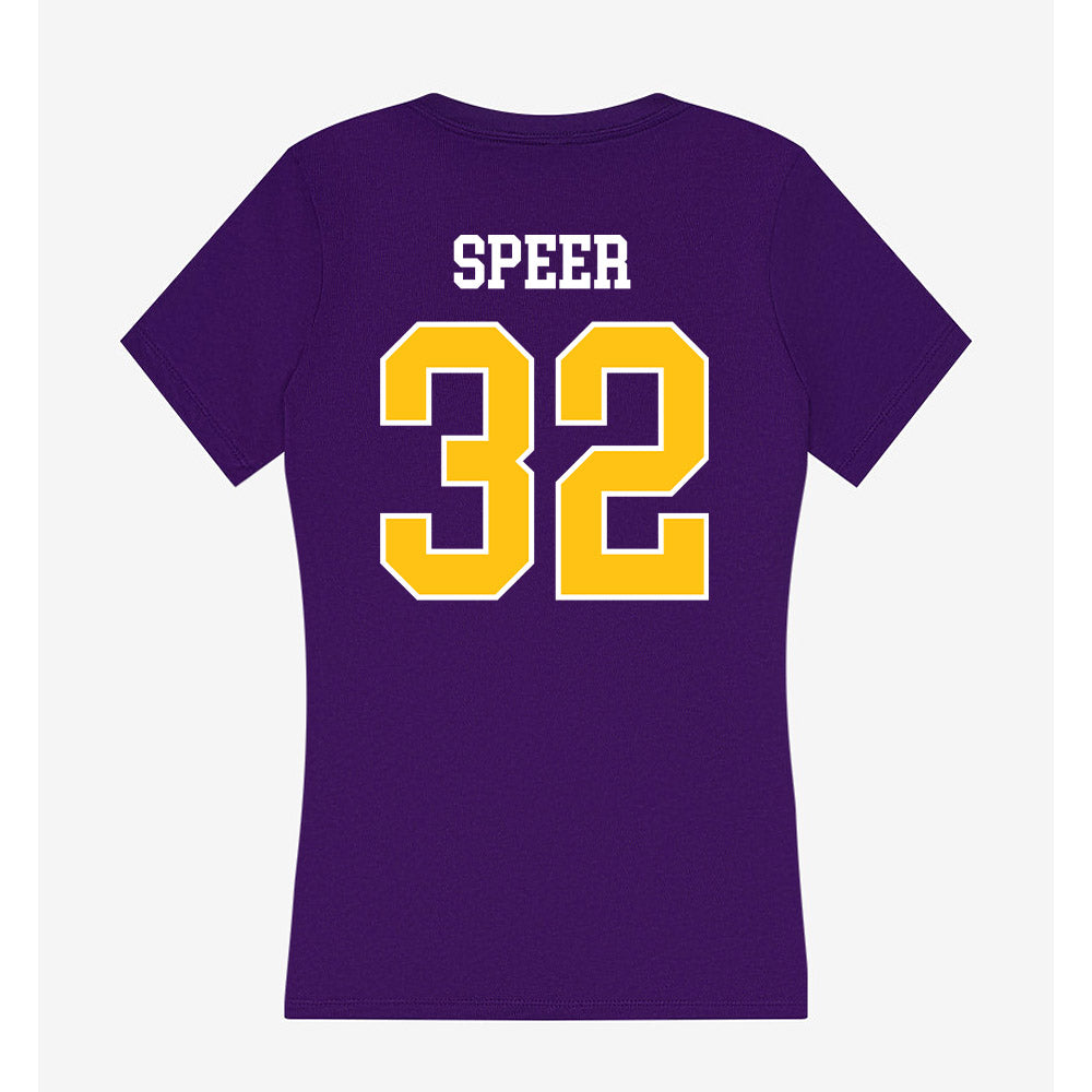 East Carolina - NCAA Football : Durante Speer - Women's V-Neck T-Shirt-1