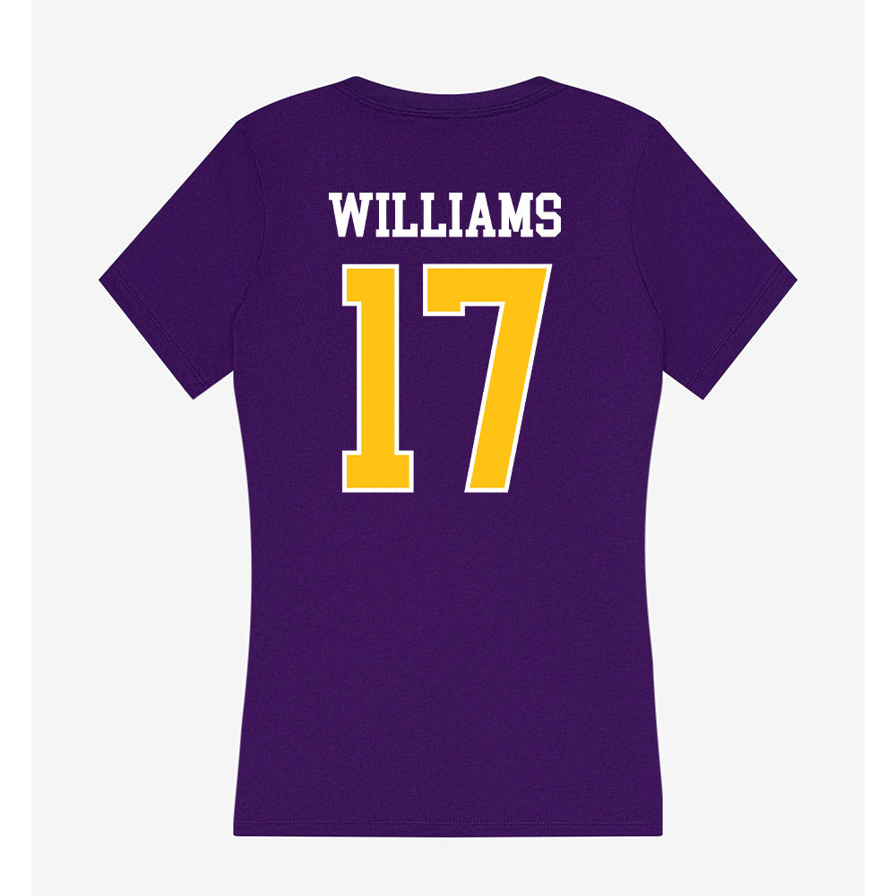 East Carolina - NCAA Football : Johnny Williams - Women's V-Neck T-Shirt-1
