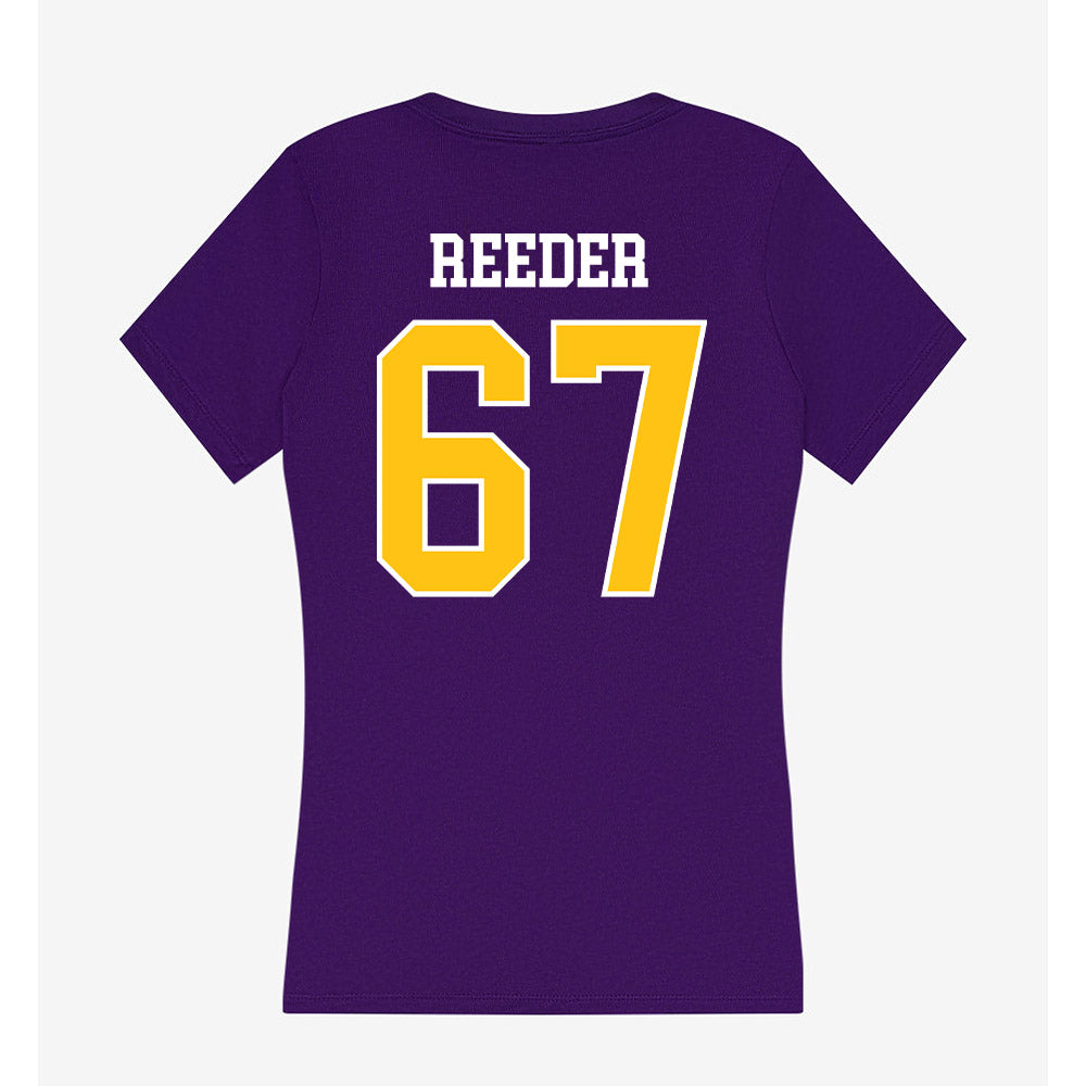 East Carolina - NCAA Football : Peyton Reeder - Women's V-Neck T-Shirt-1