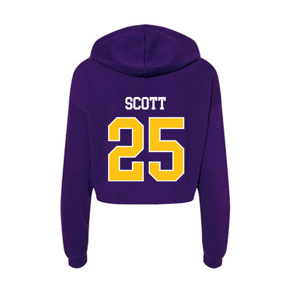 East Carolina - NCAA Softball : Mary-Kathryn Scott - Women's Crop Fleece Hoodie-1