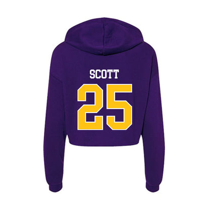 East Carolina - NCAA Softball : Mary-Kathryn Scott - Women's Crop Fleece Hoodie-1