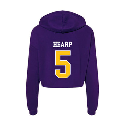 East Carolina - NCAA Women's Basketball : Jayla Hearp - Women's Crop Fleece Hoodie-1