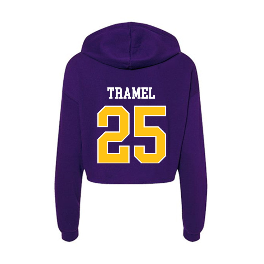 East Carolina - NCAA Baseball : Braxton Tramel - Women's Crop Fleece Hoodie-1