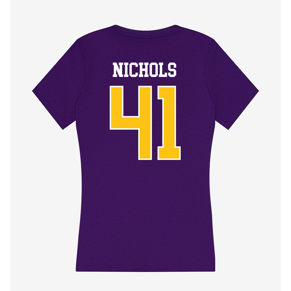 East Carolina - NCAA Softball : Trinity Nichols - Women's V-Neck T-Shirt-1