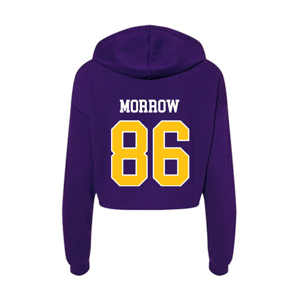 East Carolina - NCAA Football : Kaleb Morrow - Women's Crop Fleece Hoodie-1