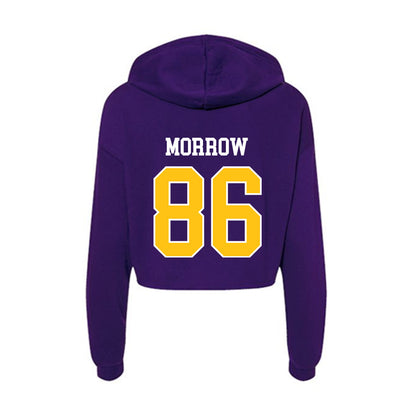 East Carolina - NCAA Football : Kaleb Morrow - Women's Crop Fleece Hoodie-1