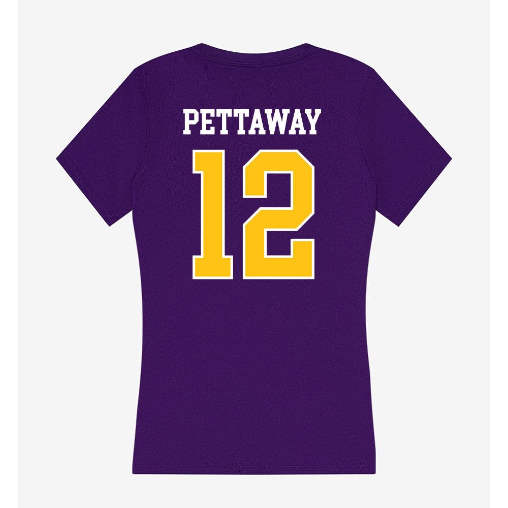 East Carolina - NCAA Football : Jaquaize Pettaway - Women's V-Neck T-Shirt-1