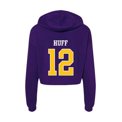East Carolina - NCAA Women's Volleyball : Aulie Huff - Women's Crop Fleece Hoodie-1