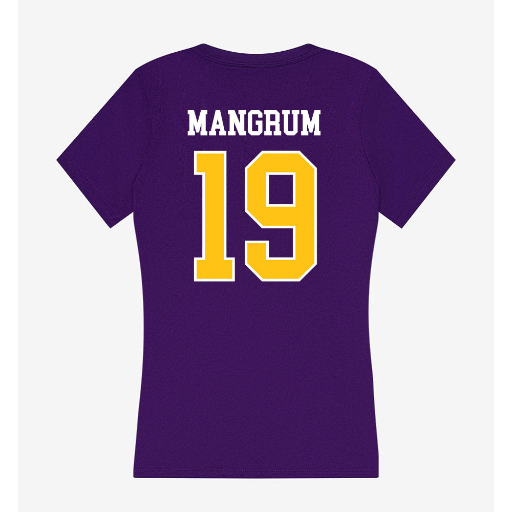 East Carolina - NCAA Football : Payton Mangrum - Women's V-Neck T-Shirt-1