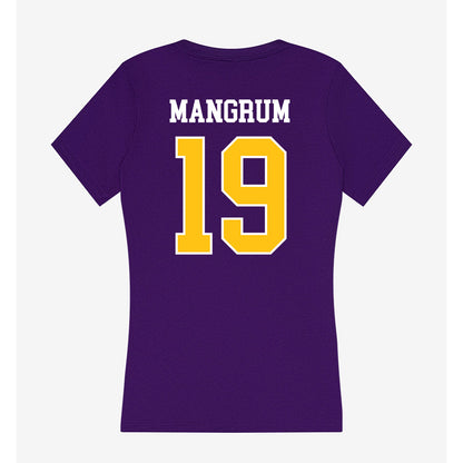 East Carolina - NCAA Football : Payton Mangrum - Women's V-Neck T-Shirt-1
