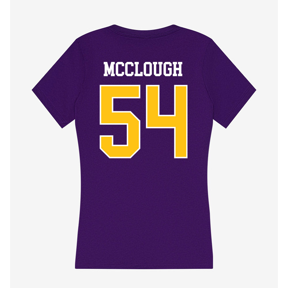 East Carolina - NCAA Football : Dru McClough - Women's V-Neck T-Shirt-1