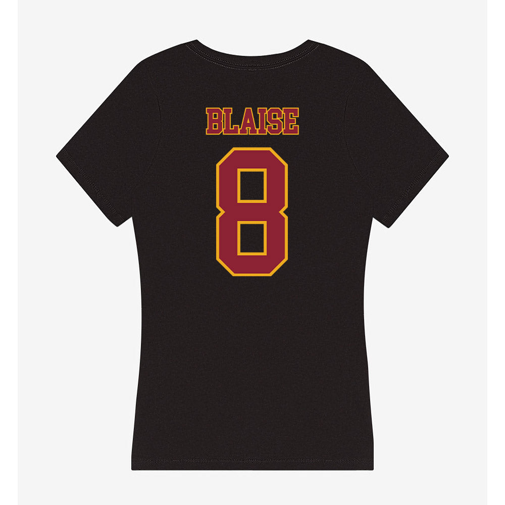 ULM - NCAA Women's Soccer : Skylar Blaise - Women's V-Neck T-Shirt-1