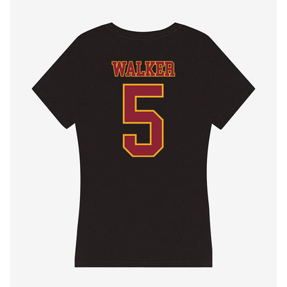 ULM - NCAA Baseball : Isaiah Walker - Women's V-Neck T-Shirt-1