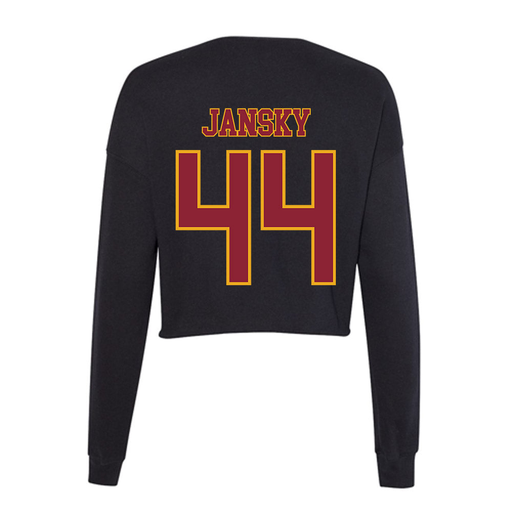 ULM - NCAA Softball : Carson Jansky - Women's Cropped Crew Fleece-1
