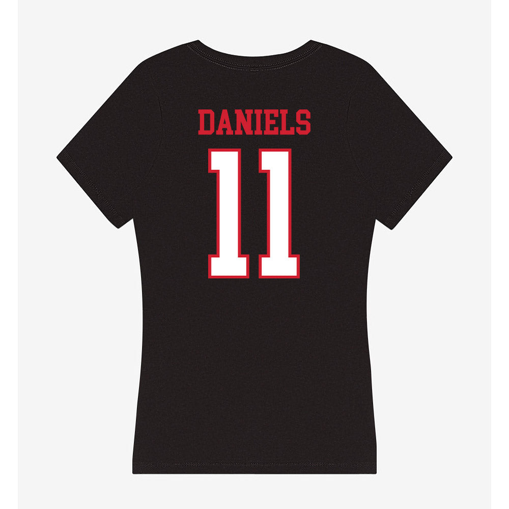 Northeastern - NCAA Women's Volleyball : Kaylin Daniels - Women's V-Neck T-Shirt-1